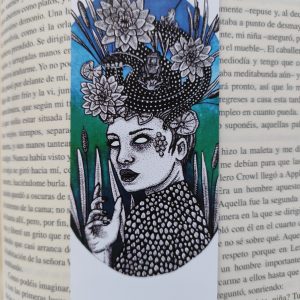Marcapaginas - Mujer cocodrilo
